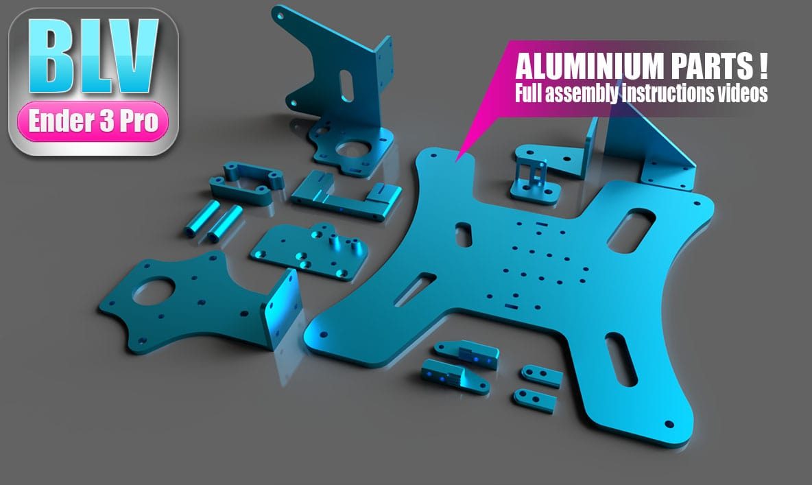 BLV Ender 3 Pro aluminum parts