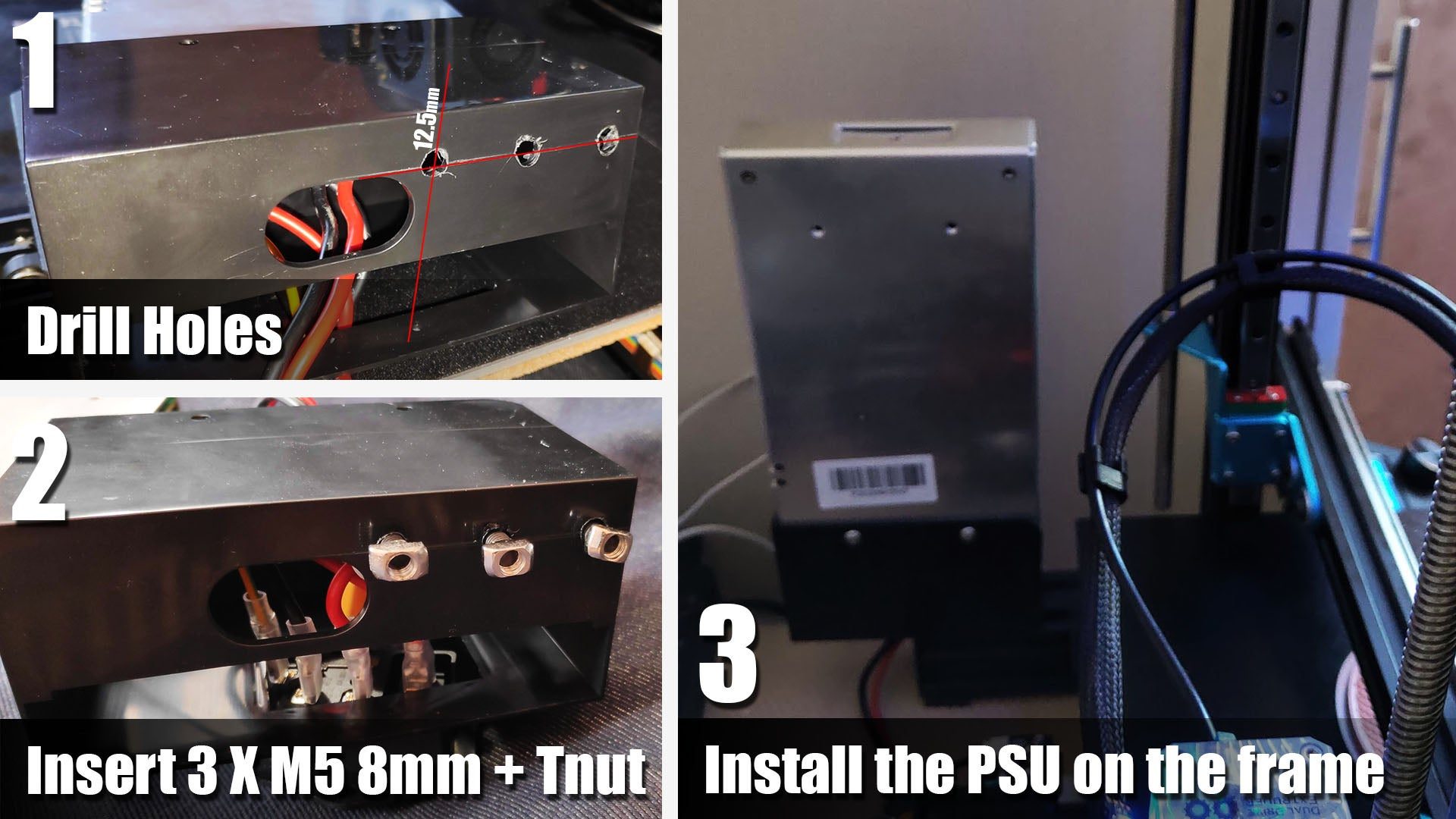 Moving the PSU